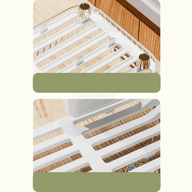 Space Savvy Küche & Esszimmer-Abtropfgestell, Gemüsekorb – platzsparender Küchen-Organizer