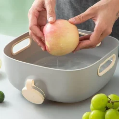 The Culinary Kit Küche & Esszimmer-Abtropfkorb – Hygienischer Mehrzweck-Küchenorganizer