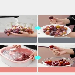 The Culinary Kit Küche & Esszimmer-Abtropfkorb für Obst und Gemüse – manuelles Küchenwerkzeug