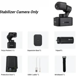 Trail Tech Outdoor-Artikel|Outdoor-Gadgets-3-Achsen-Gimbal-Stabilisator für flüssige 4K-Kameraaufnahmen