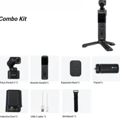 Trail Tech Outdoor-Artikel|Outdoor-Gadgets-3-Achsen-Gimbal-Stabilisator für flüssige 4K-Kameraaufnahmen