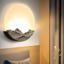Willow u0026 Whim Wohndeko|Beleuchtung-Acryl LED Mond Wandlampe - Dekoratives Nachtlicht