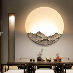 Willow u0026 Whim Wohndeko|Beleuchtung-Acryl LED Mond Wandlampe - Dekoratives Nachtlicht