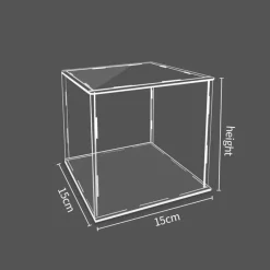 Tom Küche & Esszimmer-Acryl-Spielzeugvitrine - Transparente Sammler-Aufbewahrungsbox