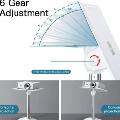 The Decor Haven Möbel-Adjustable Ergonomic Laptop Stand - Height-Adjustable Desk Accessory