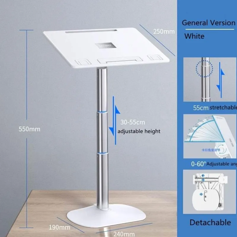 The Decor Haven Möbel-Adjustable Ergonomic Laptop Stand - Height-Adjustable Desk Accessory