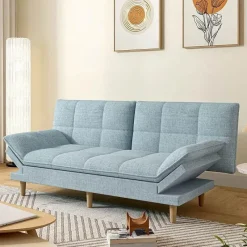 Cozy Living Möbel-Adjustable Foldable Memory Foam Sofa Bed - Premium Comfort Tufted Design