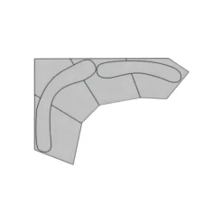 Cozy Living Möbel-Adèle Sectional Sofa - Modern Comfort Living Room Furniture