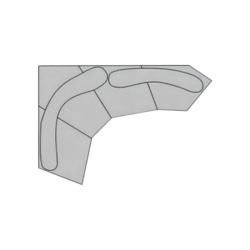 Cozy Living Möbel-Adèle Sectional Sofa - Modern Comfort Living Room Furniture