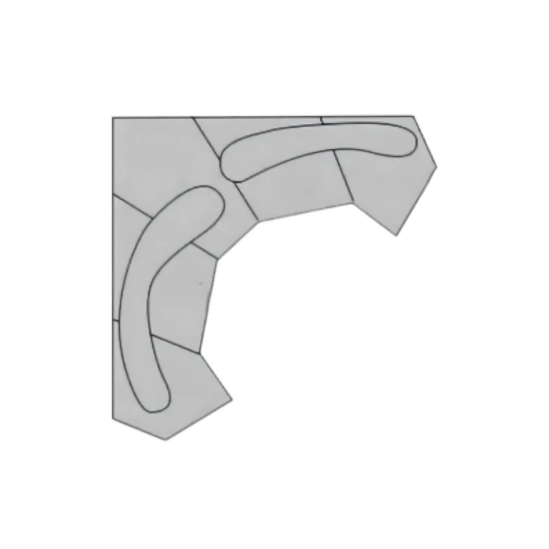 Cozy Living Möbel-Adèle Sectional Sofa - Modern Comfort Living Room Furniture