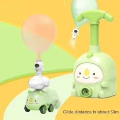 The Decor Haven Babyspielzeug-Aerodynamisches Ballonauto-Spielzeug – Motorbetriebenes Spielzeugfahrzeug