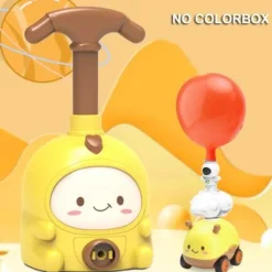 The Decor Haven Babyspielzeug-Aerodynamisches Ballonauto-Spielzeug – Motorbetriebenes Spielzeugfahrzeug