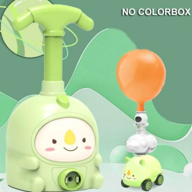 The Decor Haven Babyspielzeug-Aerodynamisches Ballonauto-Spielzeug – Motorbetriebenes Spielzeugfahrzeug
