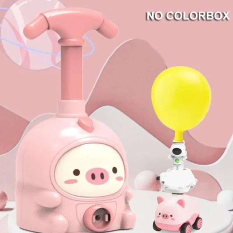 The Decor Haven Babyspielzeug-Aerodynamisches Ballonauto-Spielzeug – Motorbetriebenes Spielzeugfahrzeug