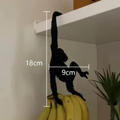 The Decor Haven Gadgets Für Zuhause-Affenschwanz-Wandhaken – Dekorativer Metallhaken für charmante Dekoration