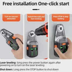 Cozy Living Heimwerkzeuge-Akku-Bohrstaubsammler – Kein Bohrer erforderlich