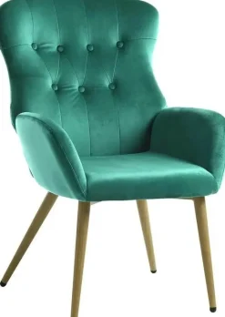 Comfort u0026 Style Möbel-Akzentstuhl aus Samt – Moderne, elegante Wohnzimmermöbel