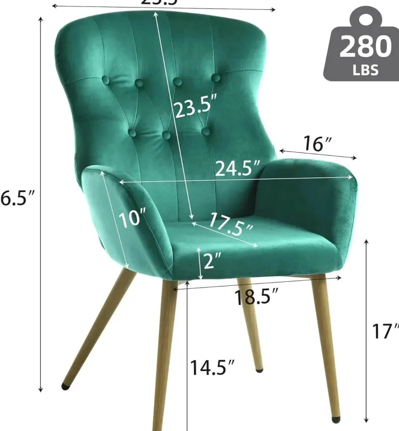 Comfort u0026 Style Möbel-Akzentstuhl aus Samt – Moderne, elegante Wohnzimmermöbel