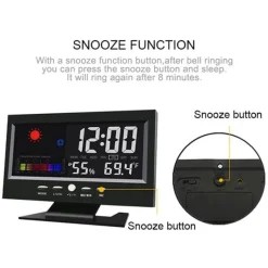 Willow u0026 Whim Heimwerkzeuge-Alarm Pro LCD-Wetterstationsuhr