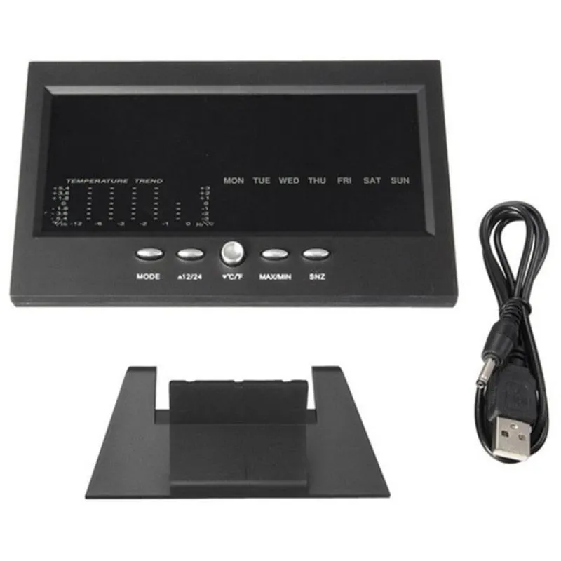 Willow u0026 Whim Heimwerkzeuge-Alarm Pro LCD-Wetterstationsuhr