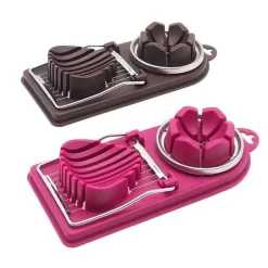 The Decor Haven Küche & Esszimmer-Allesschneider aus Edelstahl – Multifunktionales Küchenwerkzeug