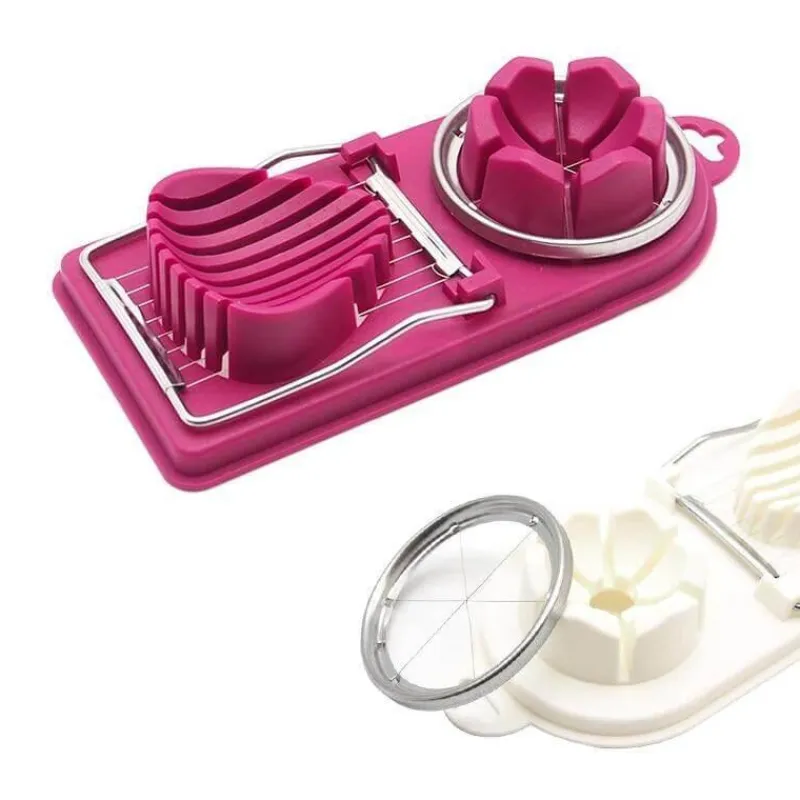 The Decor Haven Küche & Esszimmer-Allesschneider aus Edelstahl – Multifunktionales Küchenwerkzeug