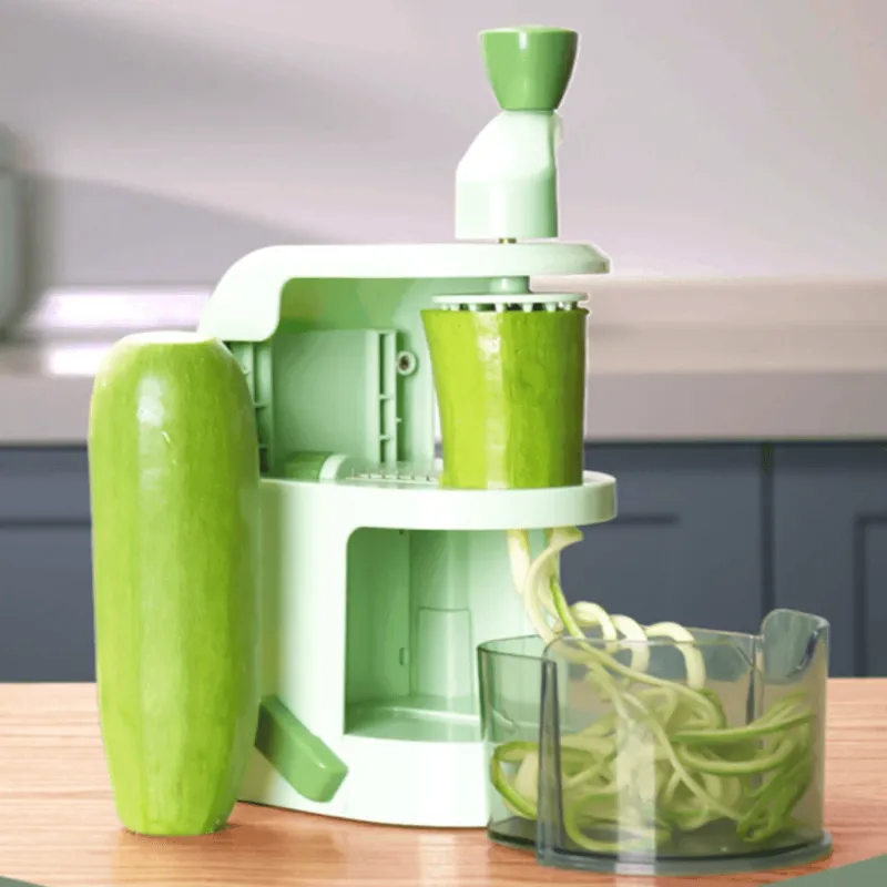 The Culinary Kit Küche & Esszimmer-All-in-One-Küchenhobel – Multifunktionales grünes Gourmet-Werkzeug