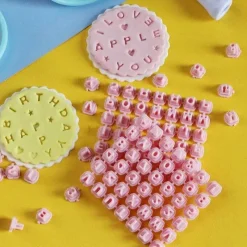 Tom Küche & Esszimmer-Alphabet-Plätzchen-Stempel-Set, lustige Backformen für kreative Dekoration