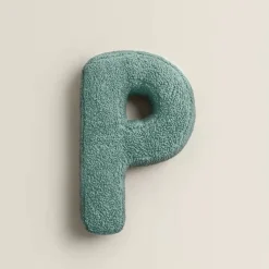 Tom Wohndeko-Alphora Alphabet Letter Fleece Pillow – Cozy Decorative A-Z Cushions
