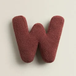 Tom Wohndeko-Alphora Alphabet Letter Fleece Pillow – Cozy Decorative A-Z Cushions