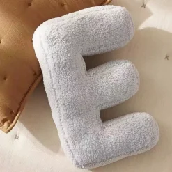 Tom Wohndeko-Alphora Alphabet Letter Fleece Pillow – Cozy Decorative A-Z Cushions