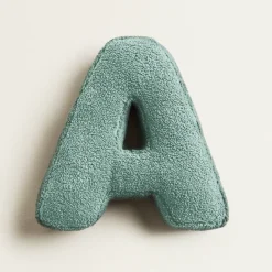 Tom Wohndeko-Alphora Alphabet Letter Fleece Pillow – Cozy Decorative A-Z Cushions