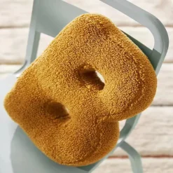 Tom Wohndeko-Alphora Alphabet Letter Fleece Pillow – Cozy Decorative A-Z Cushions