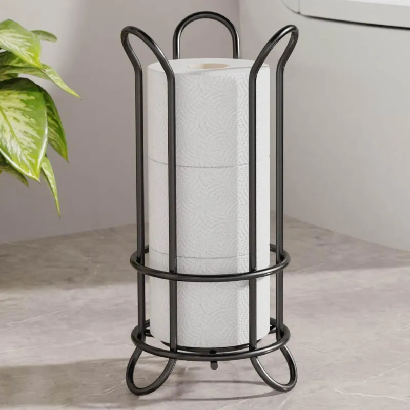 Aqua Essence Badezimmer-Alton Toilet Paper Holder - Bathroom Organizer Stand