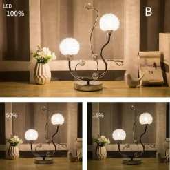 Illuminate Home Beleuchtung-Aluminium Ball Tischlampe - Moderne kreative Beleuchtung