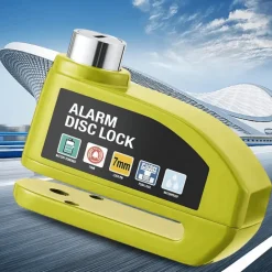 Decor Fahrräder & Verkehr-Aluminium-Scheibenbremsenschloss - Diebstahlsicherung mit Alarm