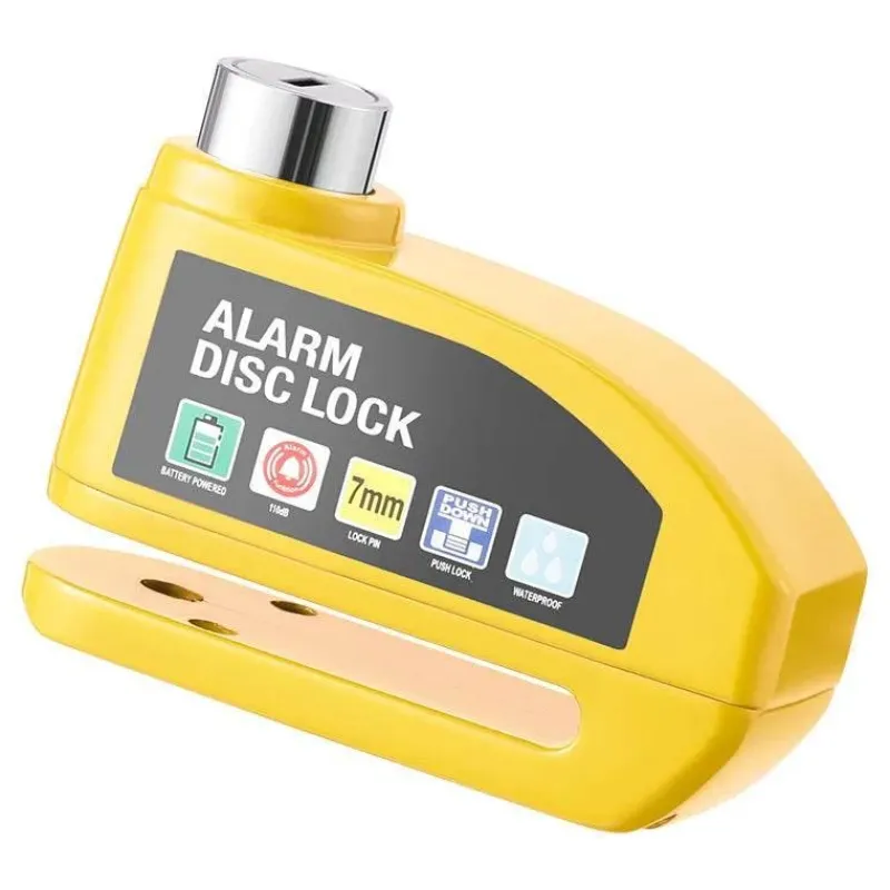 Decor Fahrräder & Verkehr-Aluminium-Scheibenbremsenschloss - Diebstahlsicherung mit Alarm