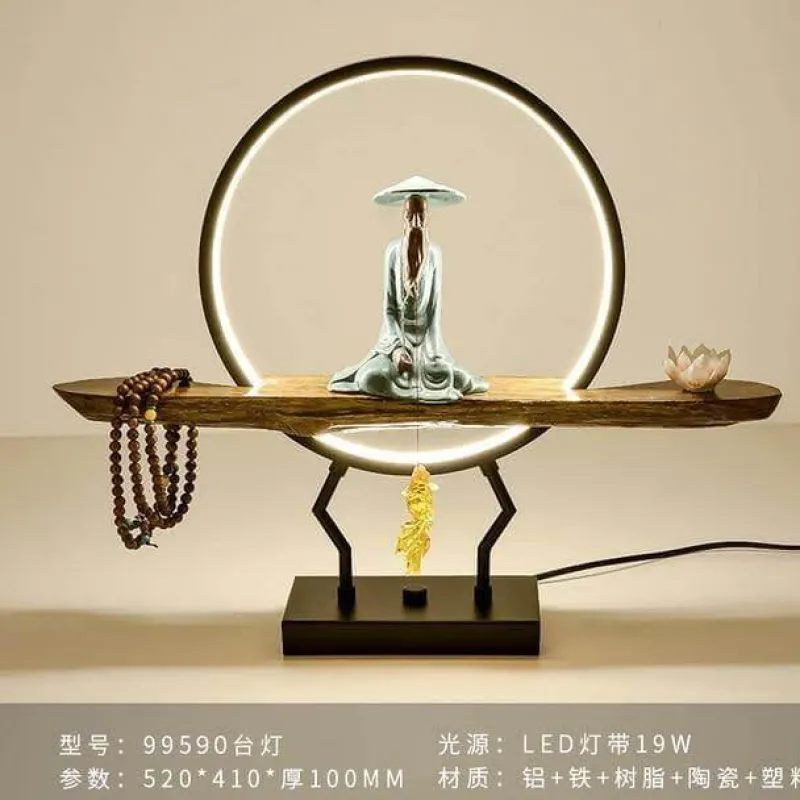 Comfort u0026 Style Beleuchtung-Aluminum Ring Table Lamp - Modern Creative Lighting