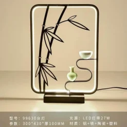 Comfort u0026 Style Beleuchtung-Aluminum Ring Table Lamp - Modern Creative Lighting