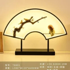 Comfort u0026 Style Beleuchtung-Aluminum Ring Table Lamp - Modern Creative Lighting