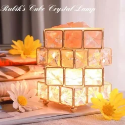 Willow u0026 Whim Beleuchtung-Ambient Crystal Cube Light - Schimmernde Stimmungslampe
