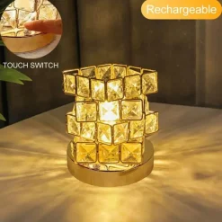 Willow u0026 Whim Beleuchtung-Ambient Crystal Cube Light - Schimmernde Stimmungslampe