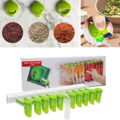 Space Savvy Küche & Esszimmer-An der Wand montierter Gewürz-Organizer – Gewürzregal zur Aufbewahrung in der Küche