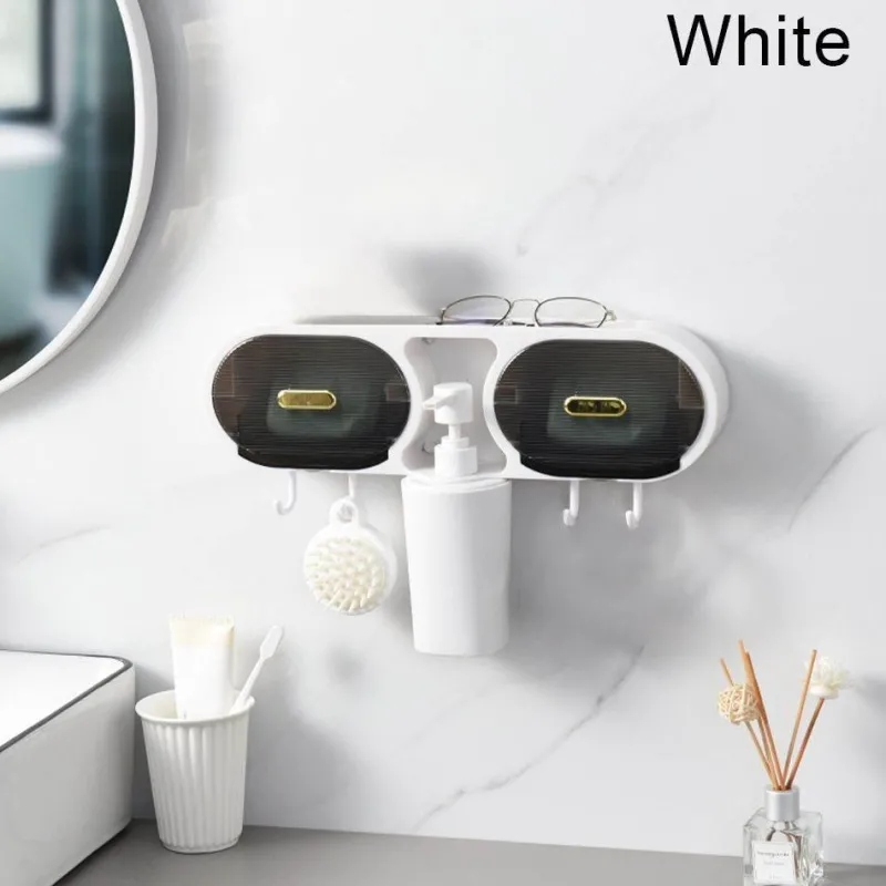 The Blissful Bath Badezimmer-An der Wand montiertes, wasserdichtes Badezimmer-Aufbewahrungsregal – eine organisierte Regallösung