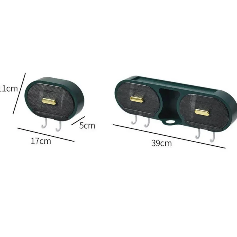 The Blissful Bath Badezimmer-An der Wand montiertes, wasserdichtes Badezimmer-Aufbewahrungsregal – eine organisierte Regallösung