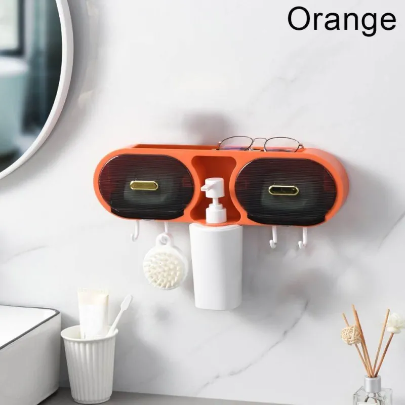 The Blissful Bath Badezimmer-An der Wand montiertes, wasserdichtes Badezimmer-Aufbewahrungsregal – eine organisierte Regallösung