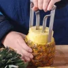 The Culinary Kit Küche & Esszimmer-Ananasschneider – Einfacher und schneller Ananasschneider aus Edelstahl