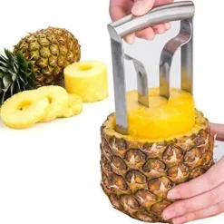 The Culinary Kit Küche & Esszimmer-Ananasschneider – Einfacher und schneller Ananasschneider aus Edelstahl
