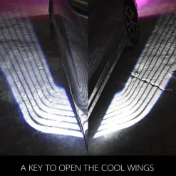 Wild u0026 Free Gear Autozubehör|Automobilindustrie-Angel Wings Auto-Projektionslampen - Dekorative Autolichter