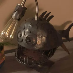 Comfort u0026 Style Beleuchtung-Anglerfisch-Schreibtischlampe – Kreatives Eisen-Dekorlicht